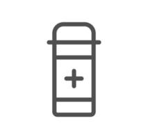 Health icon outline and linear vector. vector