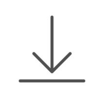 Arrow icon outline and linear vector. vector