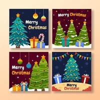 Christmas Tree Social Media vector