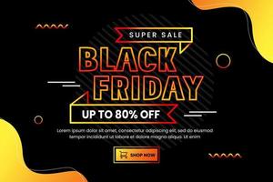 Black Friday Sale Background Design Template vector