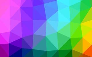 Light Multicolor, Rainbow vector polygonal background.