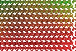 Light Green, Red vector template with liquid shapes.