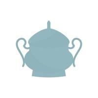 ceramic sugar bowl vector