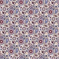 paisley seamless pattern vector