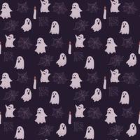halloween seamless pattern vector