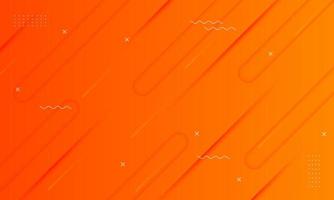 Orange gradient rounded shape shadows background. vector