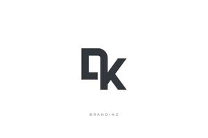 DK Letter Logo vector