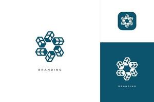 Trade Marketing Trading Networking Vector Logo