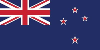 New Zealand flag vector