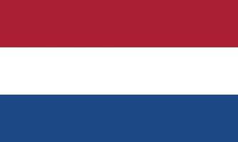 Flag of the Netherlands vector illustration