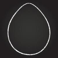 Egg Chalk Drawing vector