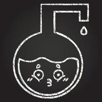 Science Experiment Chalk Drawing vector