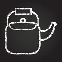 Kettle Chalk Drawing vector