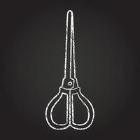 Scissors Chalk Drawing vector