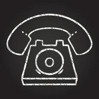 Telephone Chalk Drawing vector