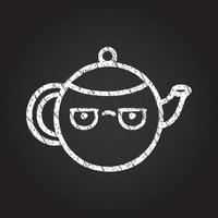 Teapot Chalk Drawing vector