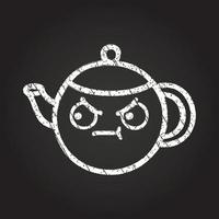 Teapot Chalk Drawing vector