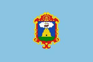 Department of Ayacucho Flag. Peru. Vector Illustration.