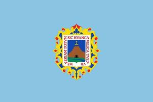 Huancavelica of Cuzco. Peru. Vector Illustration.