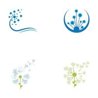 Dandelion vector icon design