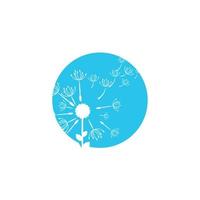 Dandelion vector icon design