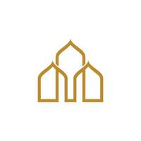 Mosque vector icon illustration design