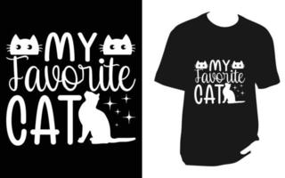 diseño de camiseta de gato svg vector