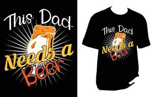 Craft Beer T Shirt vector