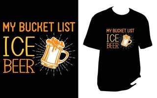 Craft Beer T Shirt vector