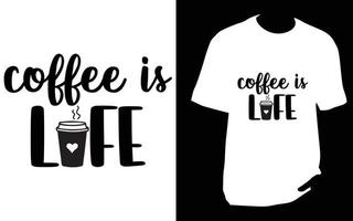 Coffee t shirt Design vector