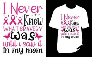 Breast cancer T Shirt vector