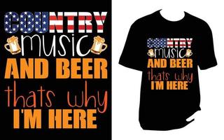 Craft Beer T Shirt vector