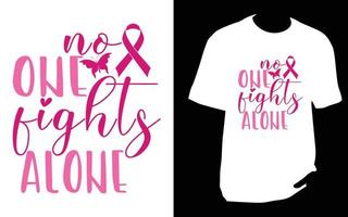 Breast cancer T Shirt vector