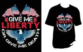 4th of july T Shirt vector