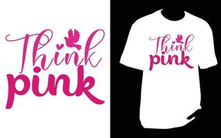 Breast cancer T Shirt vector