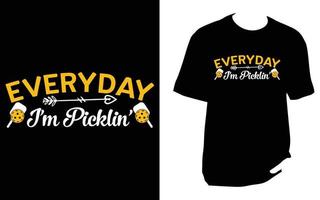 pickleball t shirt design vector