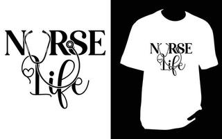 Nurse Svg t shirt Design vector