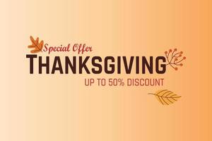 Thanksgiving Special offer
