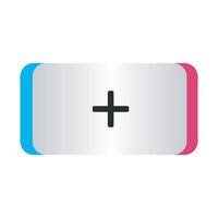 Icon Social Media Element Add Post vector