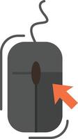 clic del mouse en internet compras en línea icono de color plano icono de vector plantilla de banner