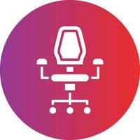 Office Chair Icon Style vector