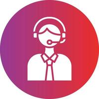 Telemarketer Icon Style vector