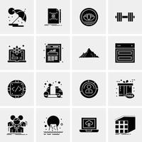 16 Universal Business Icons Vector Creative Icon Illustration to use in web and Mobile Related proje