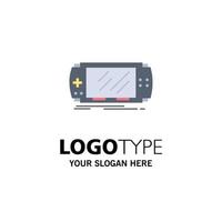 Console device game gaming psp Flat Color Icon Vector