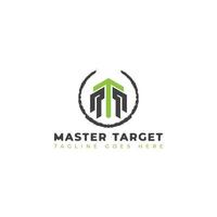 Abstract initial letter MT or TM logo in black color isolated in white background applied for clothing logo also suitable for the brands or companies have initial name TM or MT. vector