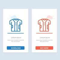Cloth Clothing Digital Electronic Fabric  Blue and Red Download and Buy Now web Widget Card Template vector