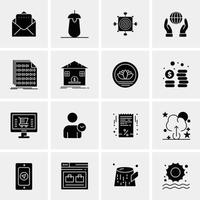 16 Business Universal Icons Vector Creative Icon Illustration to use in web and Mobile Related proje