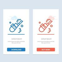 Cleaner Cleaning Vacuum Pipe  Blue and Red Download and Buy Now web Widget Card Template vector