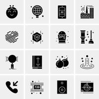 16 Universal Business Icons Vector Creative Icon Illustration to use in web and Mobile Related proje