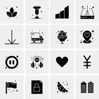 16 Business Universal Icons Vector Creative Icon Illustration to use in web and Mobile Related proje